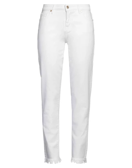 Женские джинсы Trussardi Wonderwoman, белые