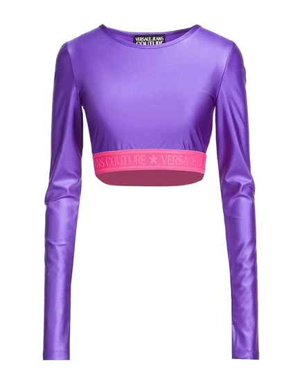 Женская футболка Versace Jeans Couture HAMISH, фиолетовая