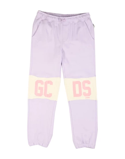 Детские брюки GCDS Mini Promotion Junior, сиреневые