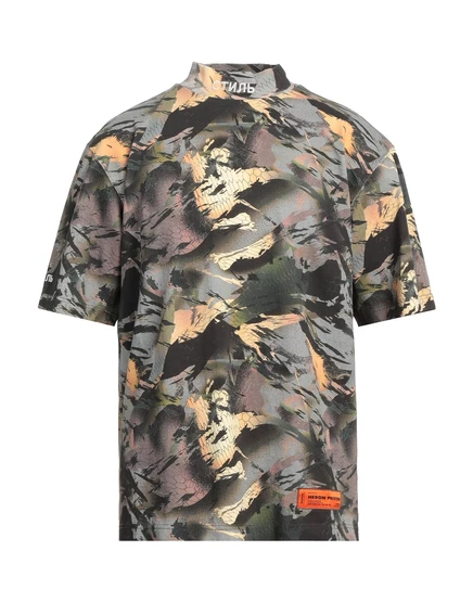 Мужская футболка Heron Preston PAPERMAG джерси, темно-серая