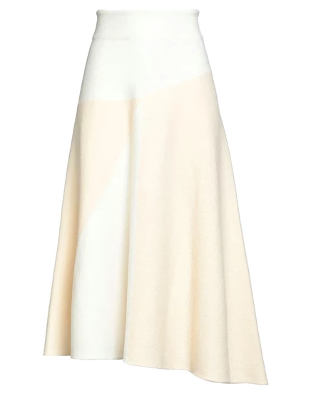 JIL SANDER Midi skirts слоновая кость