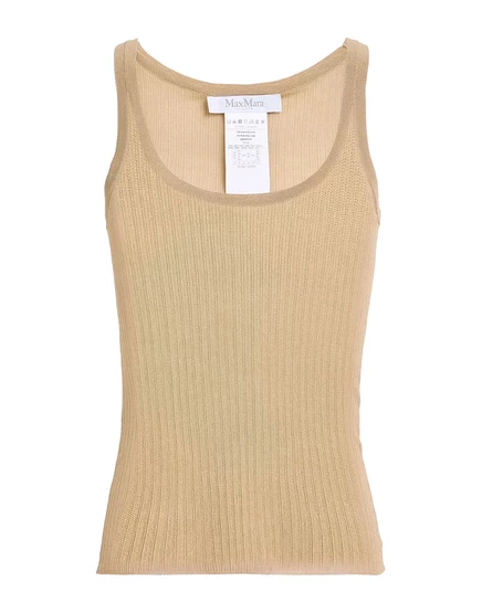 Женский топ Max Mara Wonderwoman, шелковый, хаки