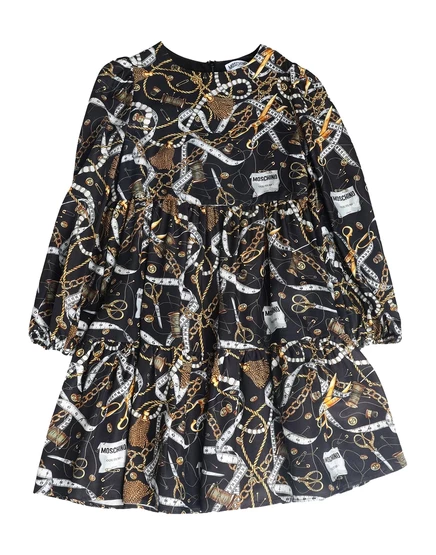 Детское платье Moschino Teen Promotion, черное