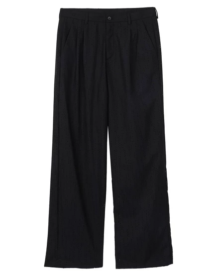 Мужские брюки Emporio Armani Pants, шерстяные, чёрные