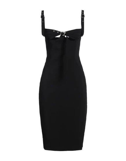 MUGLER Короткое платье чёрный