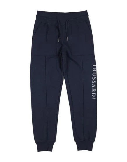 TRUSSARDI JUNIOR Повседневные брюки тёмно-синий