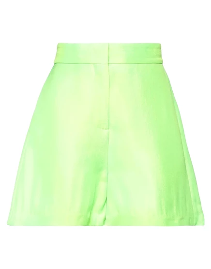 Женские шорты MSGM Papermag, лаймовые