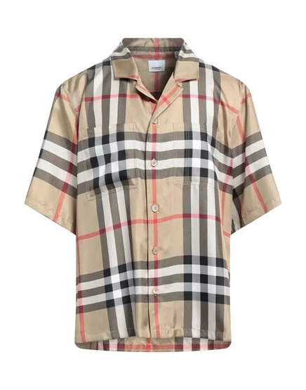 BURBERRY Pубашка бежевый