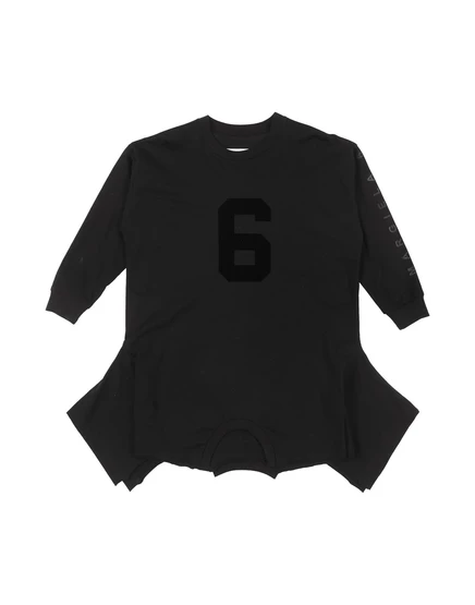 Платье для девочек MM6 Maison Margiela, чёрное