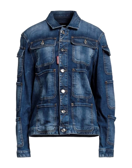 Женская джинсовая куртка DSquared2, синяя