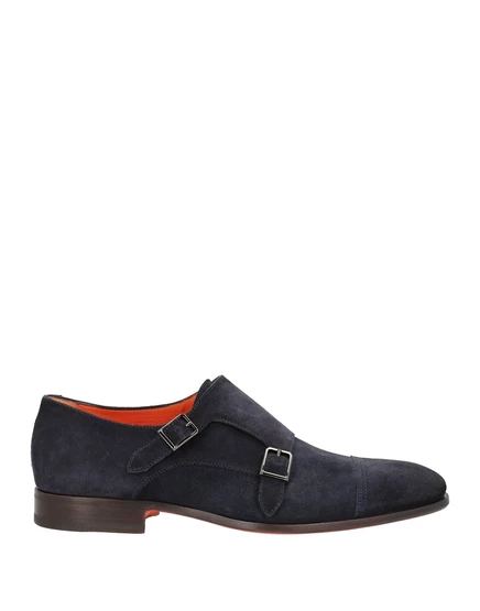 Мужские мокасины Santoni WONDERWOMAN, иссиня-черные
