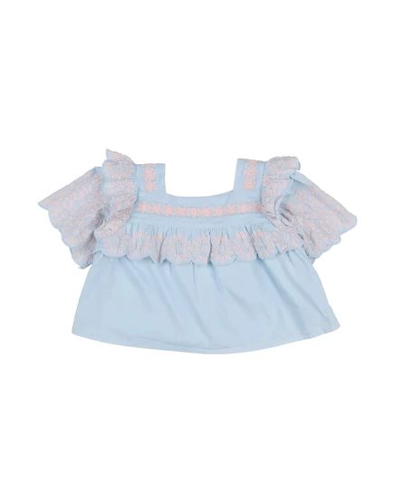 Детский топ Stella McCartney Kids Junior, голубой