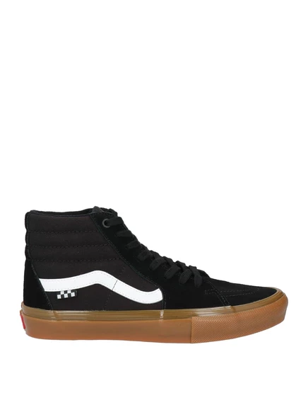 Мужские кеды Vans высокие, замша/парусина, черные