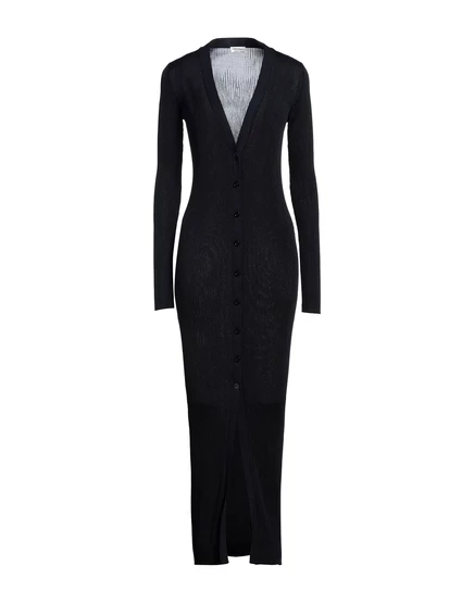 SAINT LAURENT Maxi dresses иссиня-чёрный