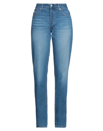 Женские джинсы Rag & Bone Wonderwoman mom-fit, синие