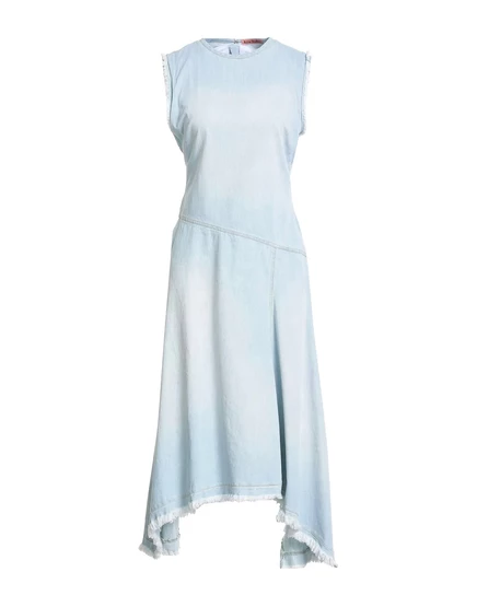 Женское макси-платье Acne Studios Maxi dresses, джинсовое, синее
