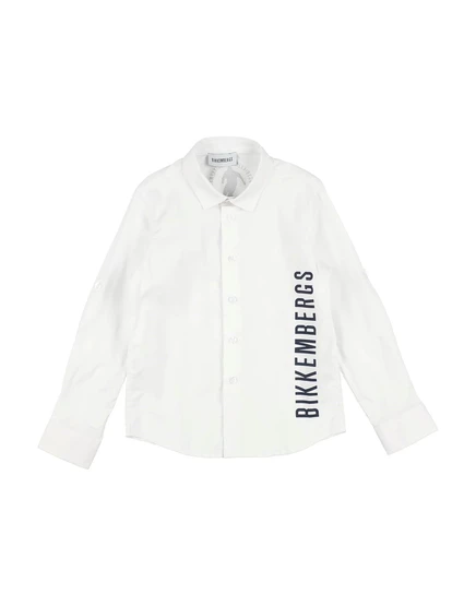 Мужская рубашка Bikkembergs, цвета слоновой кости