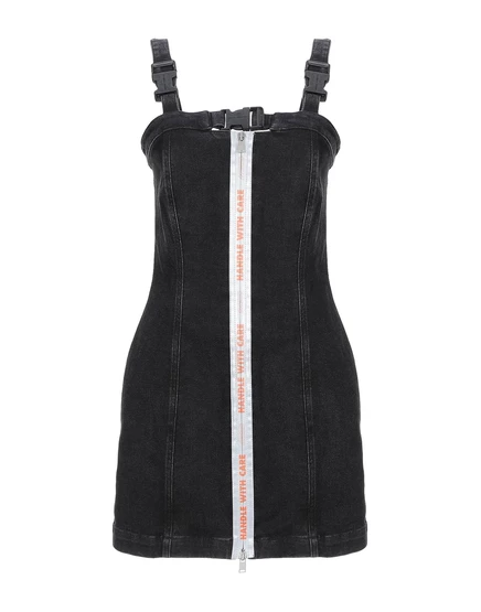 Женское платье Heron Preston PAPERMAG мини, черное