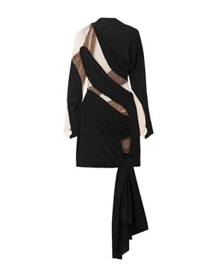 MUGLER Короткое платье чёрный