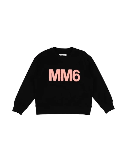 Женское худи MM6 Maison Margiela Junior, черное