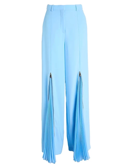 Женские брюки Zuhair Murad клёш, голубые