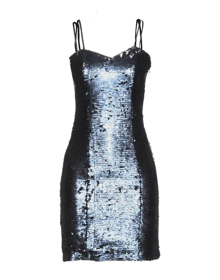 FRANKIE MORELLO Mini dresses иссиня-чёрный
