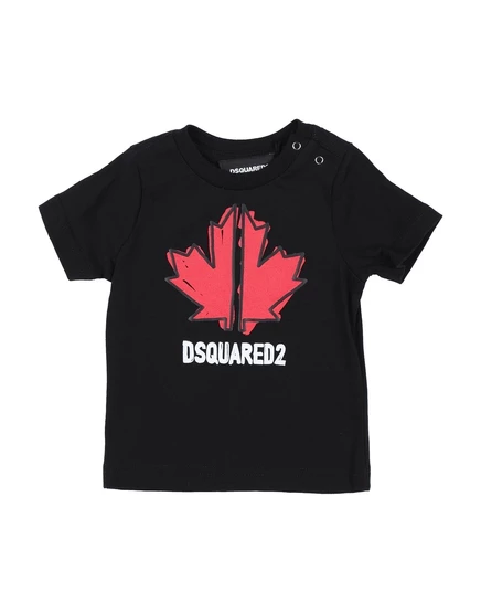 Унисекс футболка DSquared2 джерси, чёрная