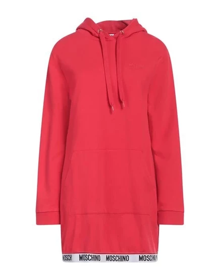 Женская пижама Moschino с капюшоном, красная