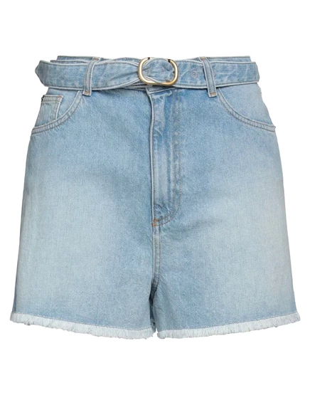 Женские джинсовые шорты Twinset, голубые