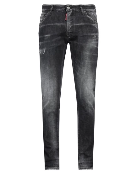 Мужские джинсы DSquared2 скинни, чёрные