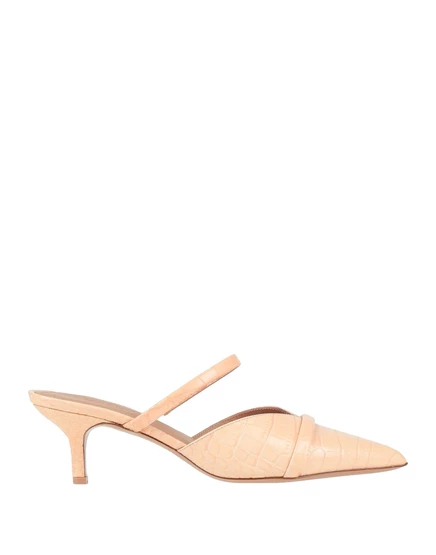 Женские мюли Malone Souliers WONDERWOMAN кожаные, пудровые