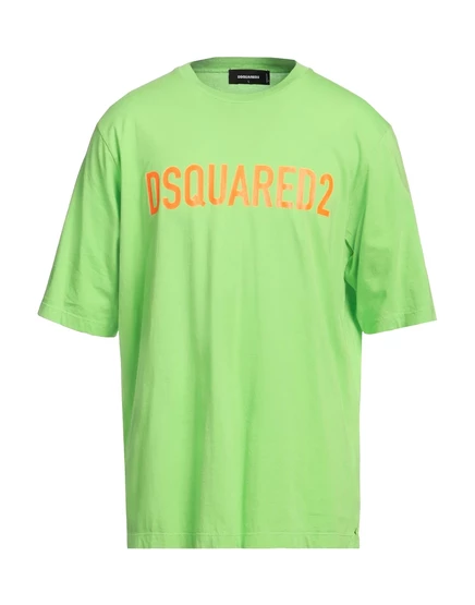 Мужская футболка DSquared2 Papermag, зеленая