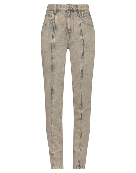 MARANT ÉTOILE Джинсовые брюки песочный