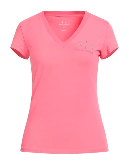 Женская футболка Armani Exchange Lorenz_SP, коралловая