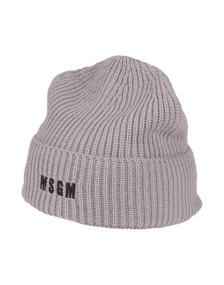 Женская шапка-бини MSGM JADR, серая