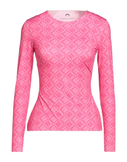 MARINE SERRE T-shirts фуксия