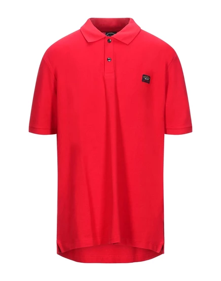 PAUL & SHARK Polo shirts red