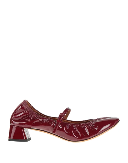 Женские туфли Lanvin, бордовые