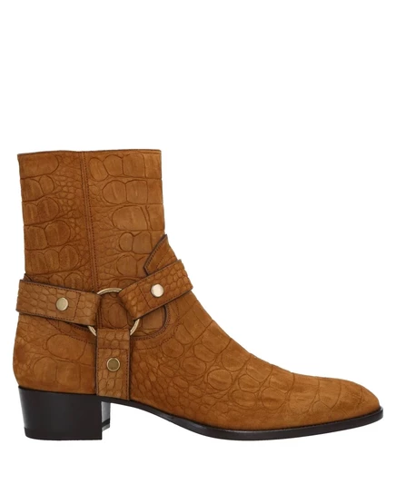 Мужские ботинки Saint Laurent CAL07, верблюжьи