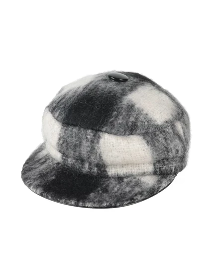 Женская кепка Stephen Jones Millinery PAPERMAG в клетку, чёрная