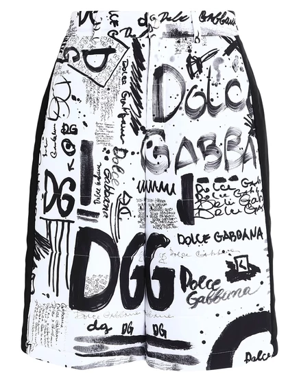 Мужские бермуды Dolce & Gabbana, белые