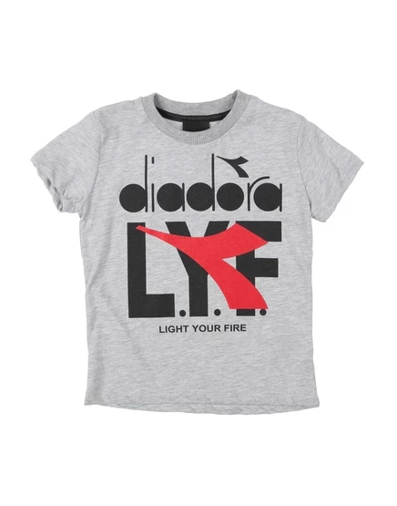 Мужская футболка Diadora KIDS, светло-серая