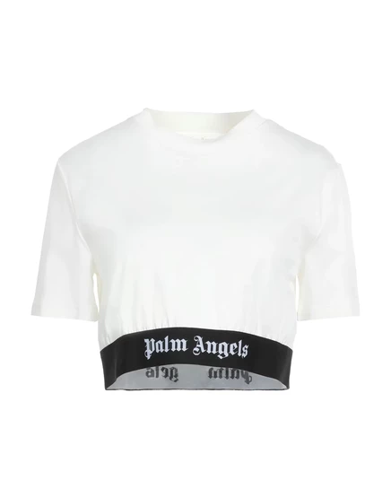 Женская футболка Palm Angels Papermag, айвори