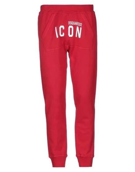 Спортивные брюки DSquared2 укороченные, красные