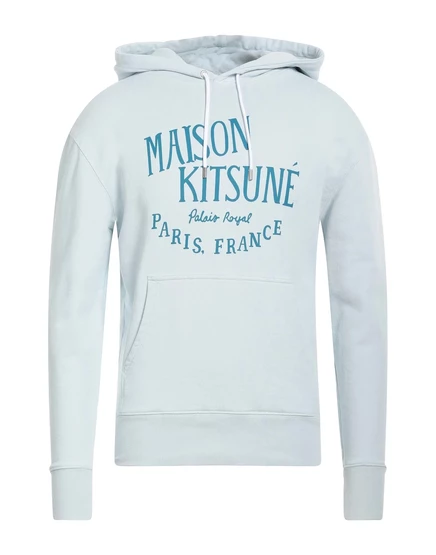 Мужское худи Maison Kitsuné Sweatshirts, голубое