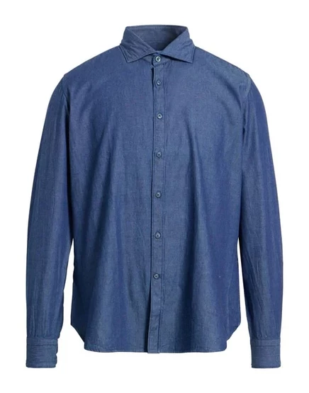 EDIZIONI LIMONAIA Джинсовая рубашка синий