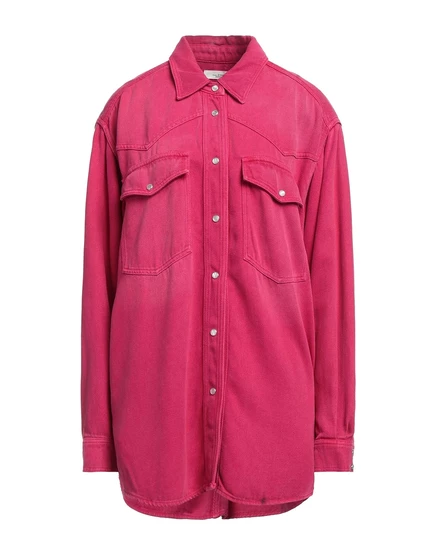 Женская джинсовая рубашка MARANT TOILE, фуксия