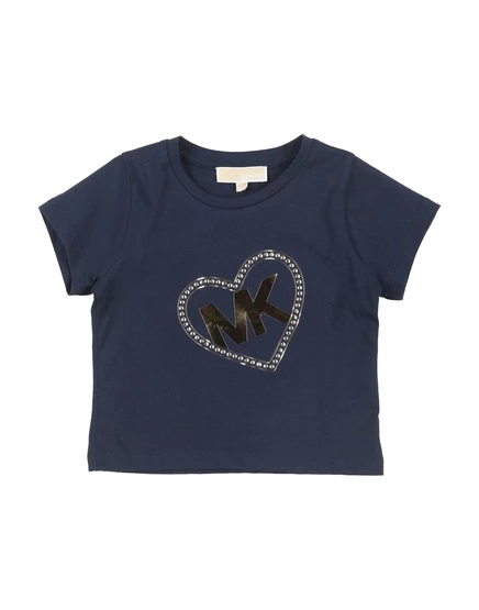 Детская футболка Michael Kors Kids, тёмно‑синяя