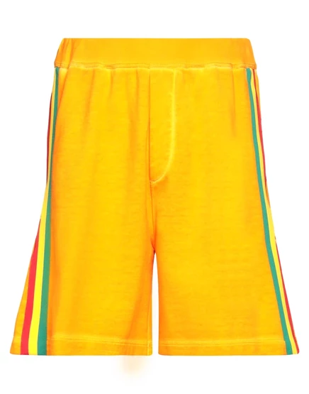 Мужские спортивные шорты DSQUARED2 хлопковые, оранжевые