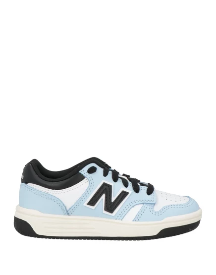 Детские кеды New Balance 480 кожаные, небесно-голубые